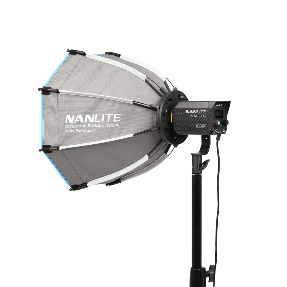 Nanlite Octagonal Soft Box 40cm for Forza 60 FC-60B FC-120B - Image 4