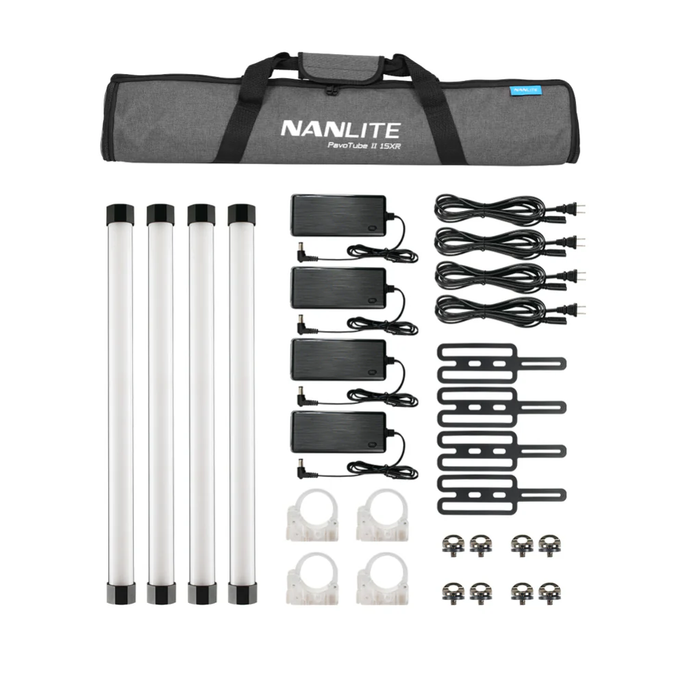 Nanlite PavoTube II 15XR 2ft RGBWW LED Tube 4Kit