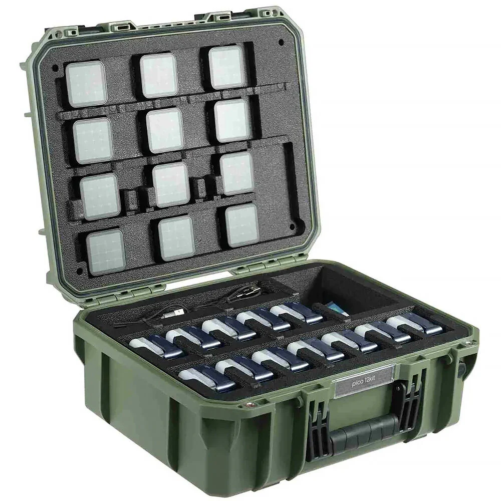 Nanlite Pico LED Light Midnight Blue 12 Kit with Hard Case - Image 10