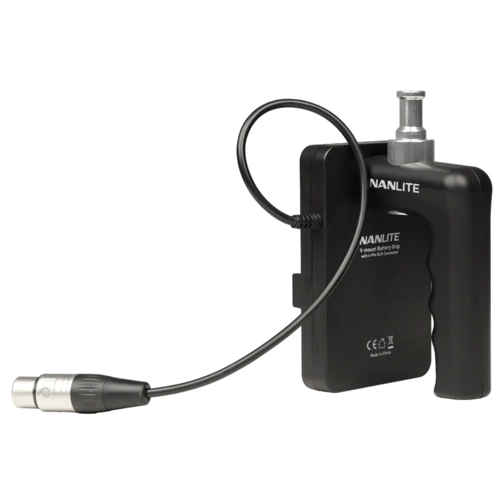 Nanlite V-Mount Battery Handle Grip for FC-120B, FC-120C, Forza 150 and 150B - Image 2