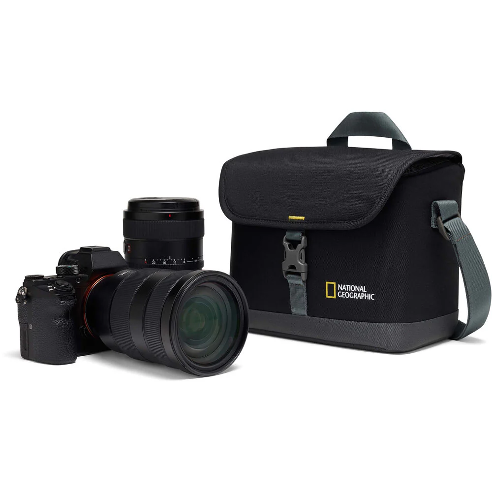 National Geographic Shoulder Bag (Black, Medium) - Image 6