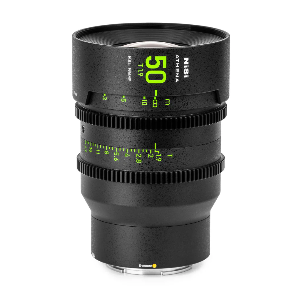 NiSi ATHENA PRIME Full Frame Cinema Lens Kit with 5 Lenses 14mm T2.4, 25mm T1.9, 35mm T1.9, 50mm T1.9, 85mm T1.9 + Hard Case (E Mount | No Drop In Filter) - Image 10