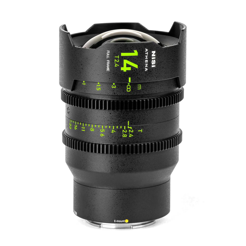 NiSi ATHENA PRIME Full Frame Cinema Lens Kit with 5 Lenses 14mm T2.4, 25mm T1.9, 35mm T1.9, 50mm T1.9, 85mm T1.9 + Hard Case (E Mount | No Drop In Filter) - Image 4