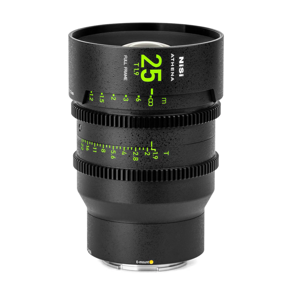 NiSi ATHENA PRIME Full Frame Cinema Lens Kit with 5 Lenses 14mm T2.4, 25mm T1.9, 35mm T1.9, 50mm T1.9, 85mm T1.9 + Hard Case (E Mount | No Drop In Filter) - Image 6