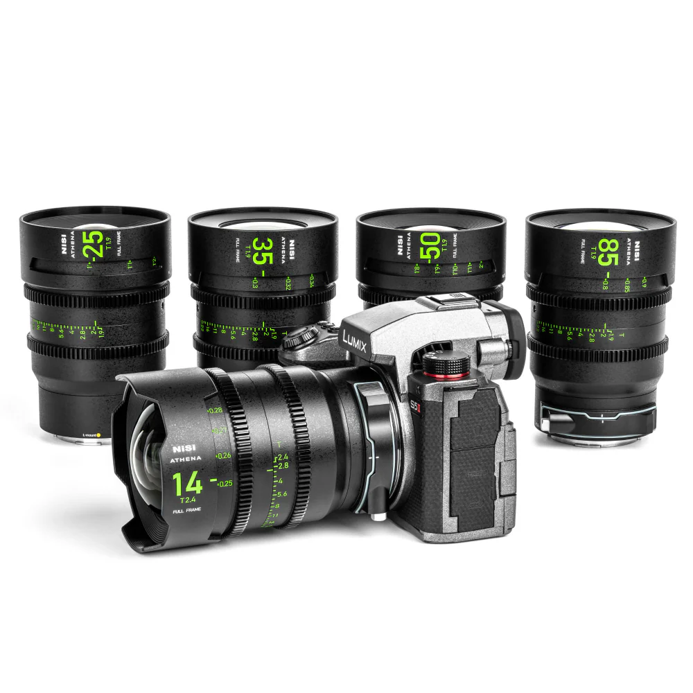NiSi ATHENA PRIME Full Frame Cinema Lens Kit with 5 Lenses 14mm T2.4, 25mm T1.9, 35mm T1.9, 50mm T1.9, 85mm T1.9 + Hard Case (L Mount) - Image 20