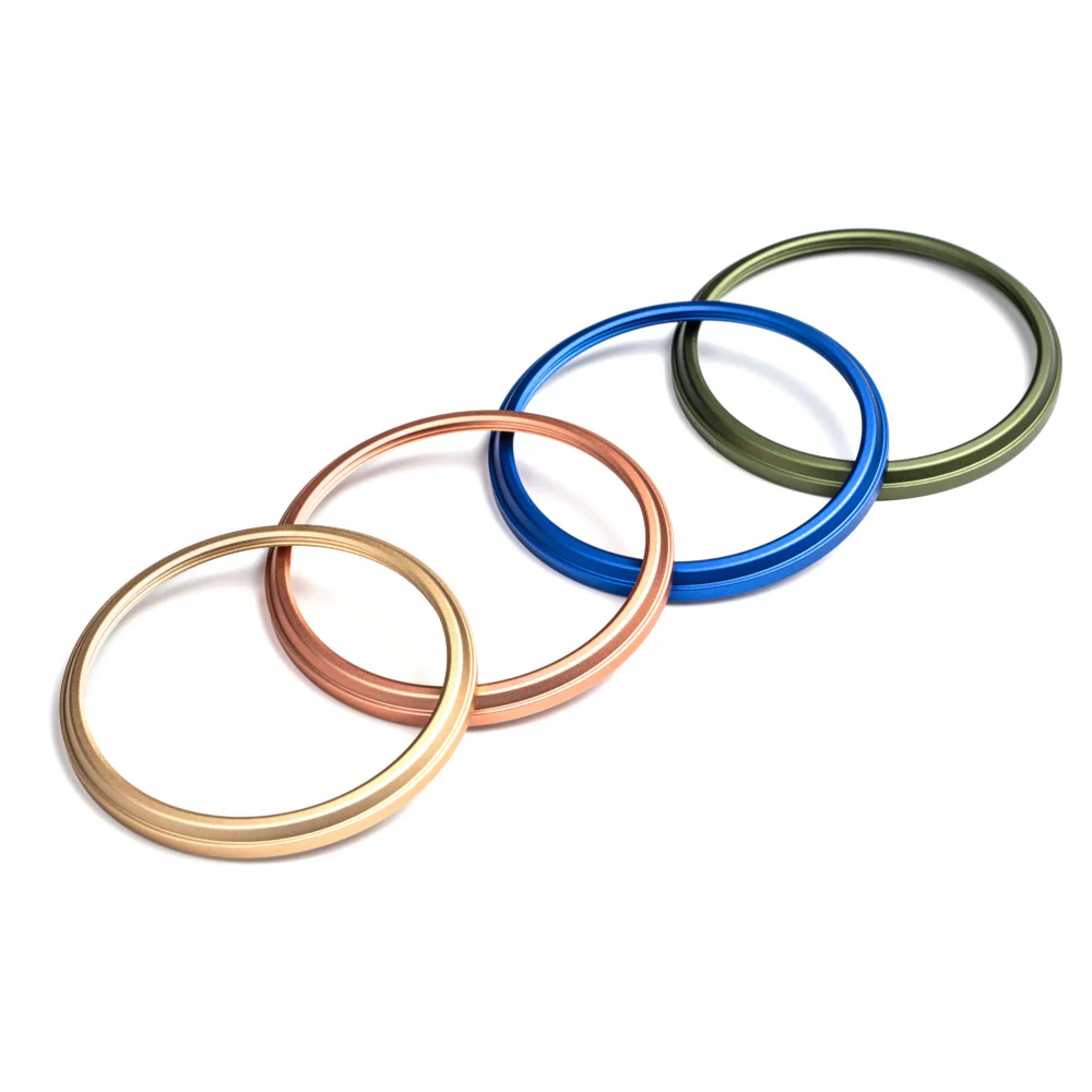 NiSi Colour Rings Set for Fujifilm X100 series (Set of 4 - Gold, Rose Gold, Blue and Green) - Image 2