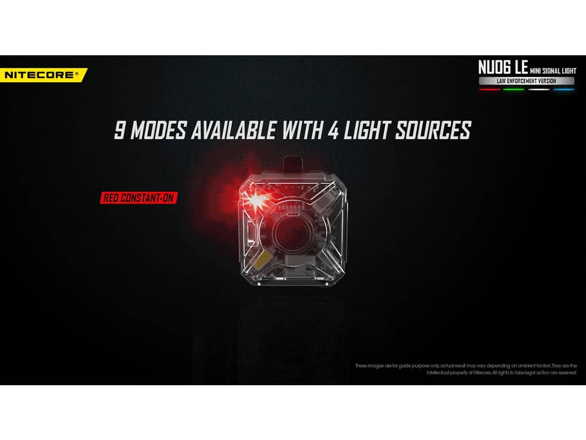 Nitecore NU06-LE Rechargeable LED Signal Light - Image 7