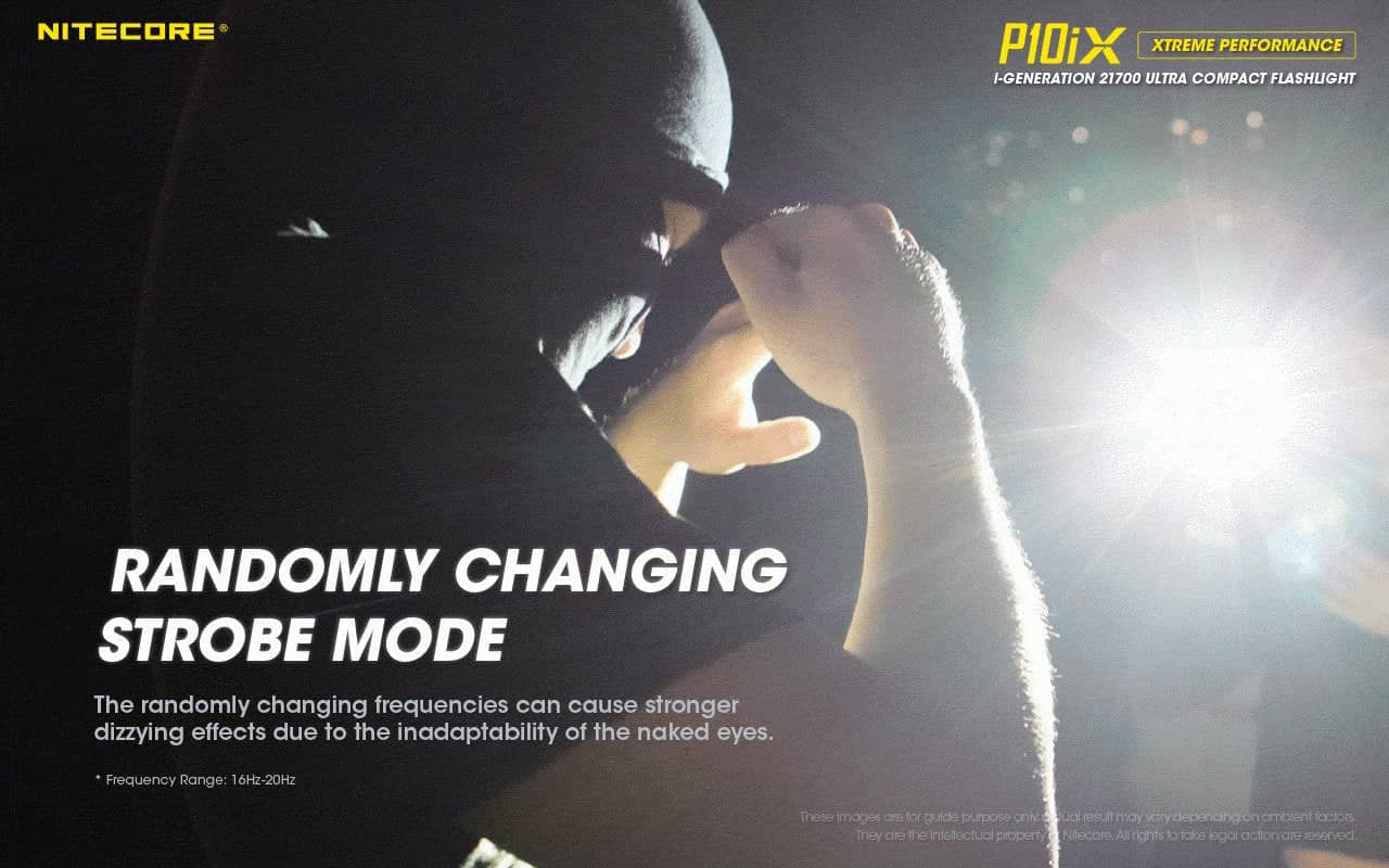 Nitecore P10iX compact 4000 lumen 158m USB-C rechargeable tactical floodlight - Image 16
