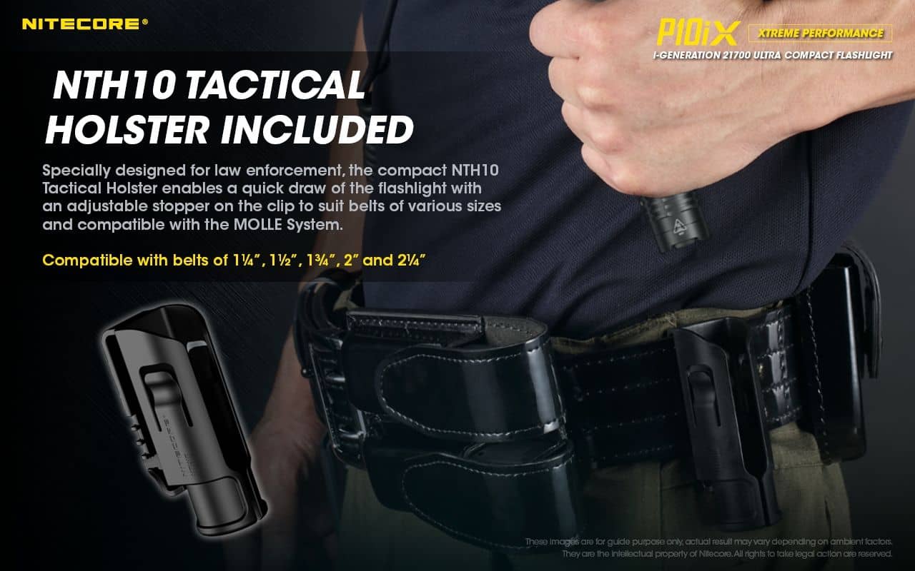 Nitecore P10iX compact 4000 lumen 158m USB-C rechargeable tactical floodlight - Image 25