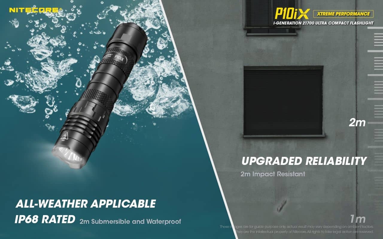 Nitecore P10iX compact 4000 lumen 158m USB-C rechargeable tactical floodlight - Image 26