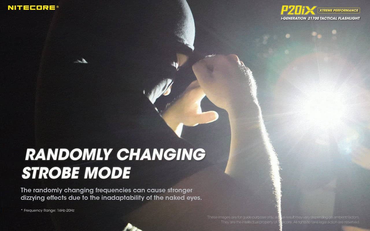 Nitecore P20iX compact 4000 lumen 221m USB-C rechargeable tactical floodlight - Image 12