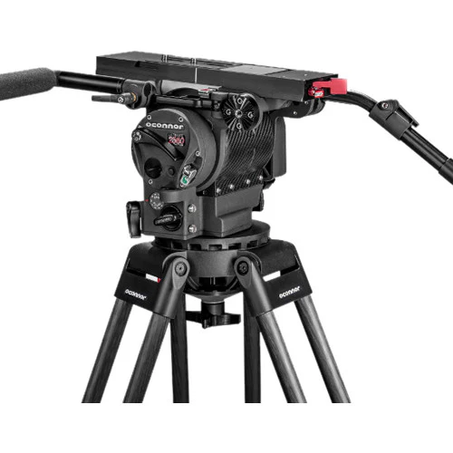 O'Connor 2560 Head & 60L Mitchell Tripod with Mid Level Spreader - Image 3