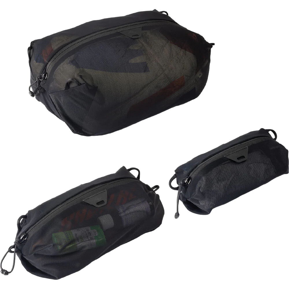 Peak Design Ultralight Mesh Packing Cube Bundle XXS-XS-S - Black - Image 2