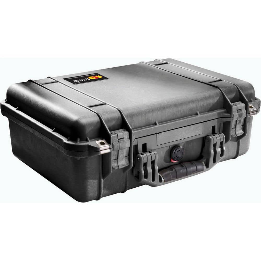 Pelican 1504 Waterproof 1500 Case with Yellow and Black Divider Set (Black) - Image 2