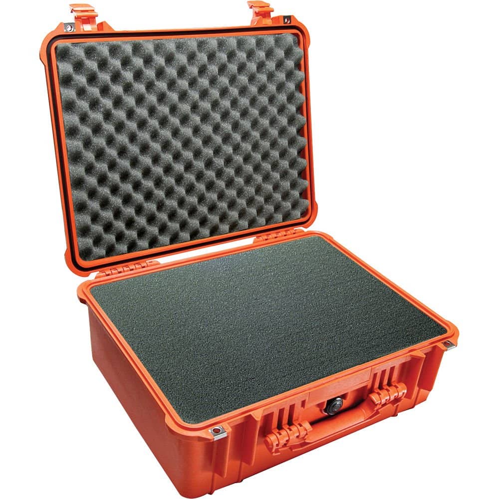 Pelican 1550 Case with 4-Piece Foam Set (Orange)