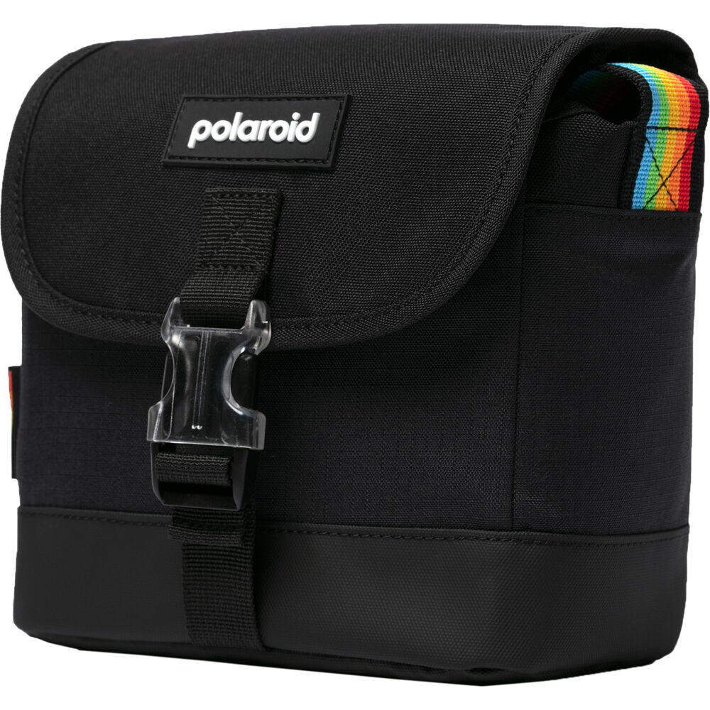 Polaroid Spectrum Box Camera Bag (Black with Multicolour Strap) - Image 3