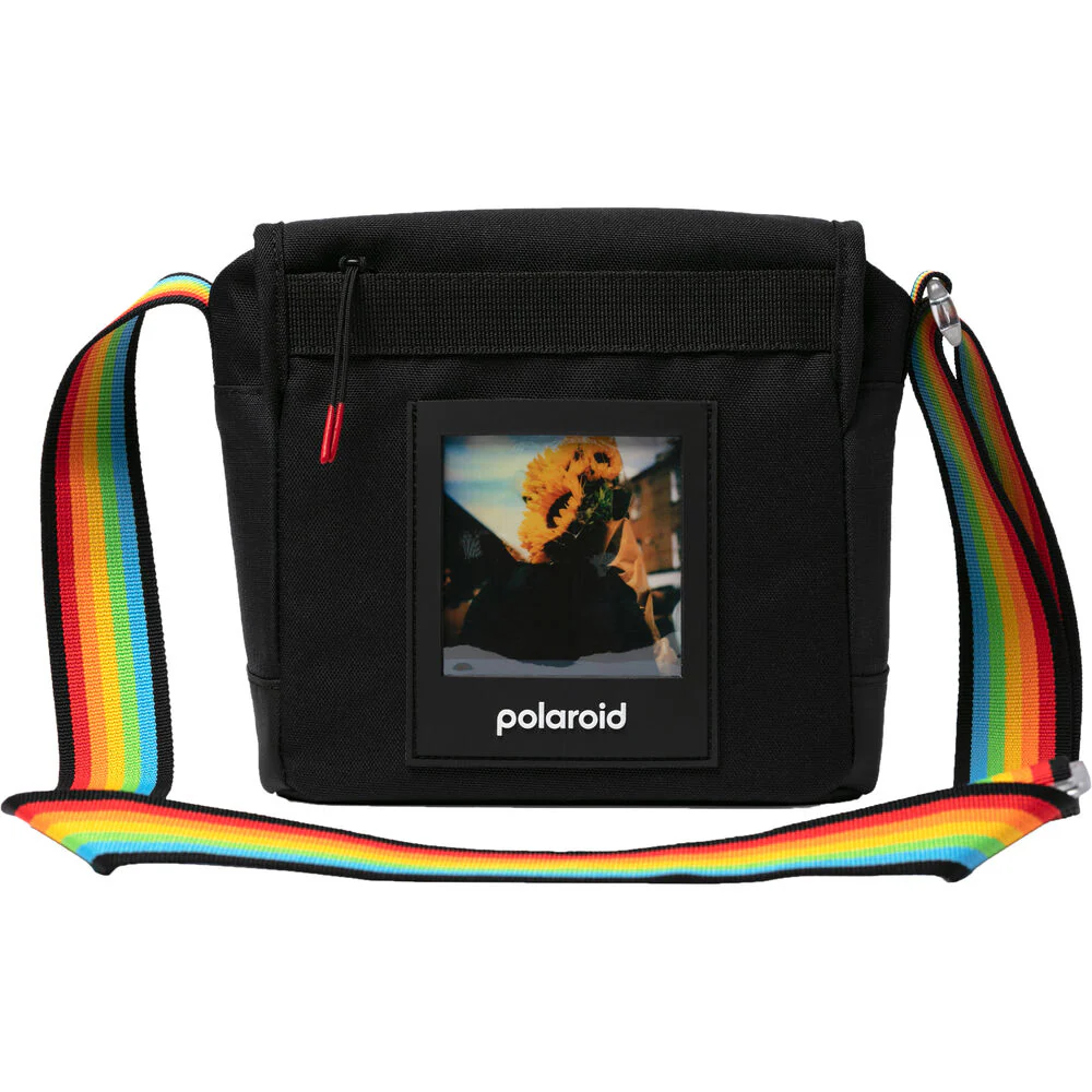 Polaroid Spectrum Box Camera Bag (Black with Multicolour Strap) - Image 4