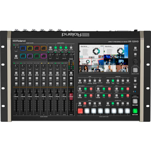 Roland VR-120HD Direct Streaming AV Mixer With Video Record And Playback - Image 8