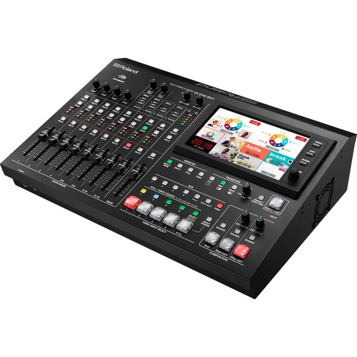 Roland VR-50HD MK II Multi-Format AV Mixer with USB 3.0 Streaming - Image 5