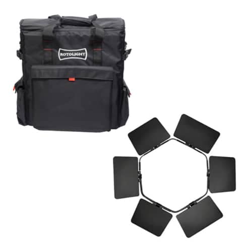 Rotolight Travel Kit - Barn Doors and Soft Bag for Anova