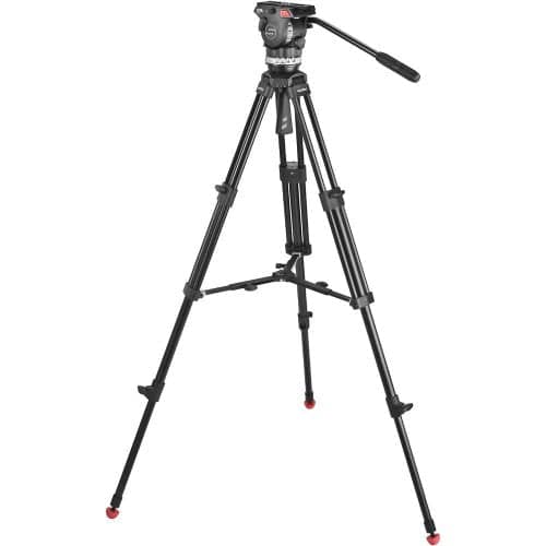 Sachtler Ace M Fluid Head with 2-Stage Aluminum Tripod & Mid-Level Spreader - Image 2