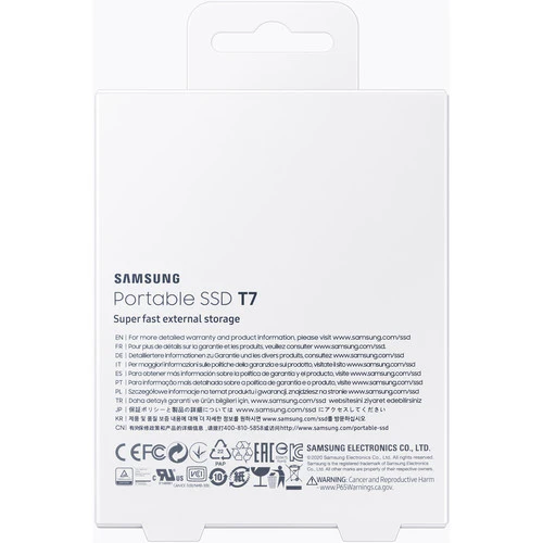 Samsung T7 Gray Portable SSD 1TB - Image 8