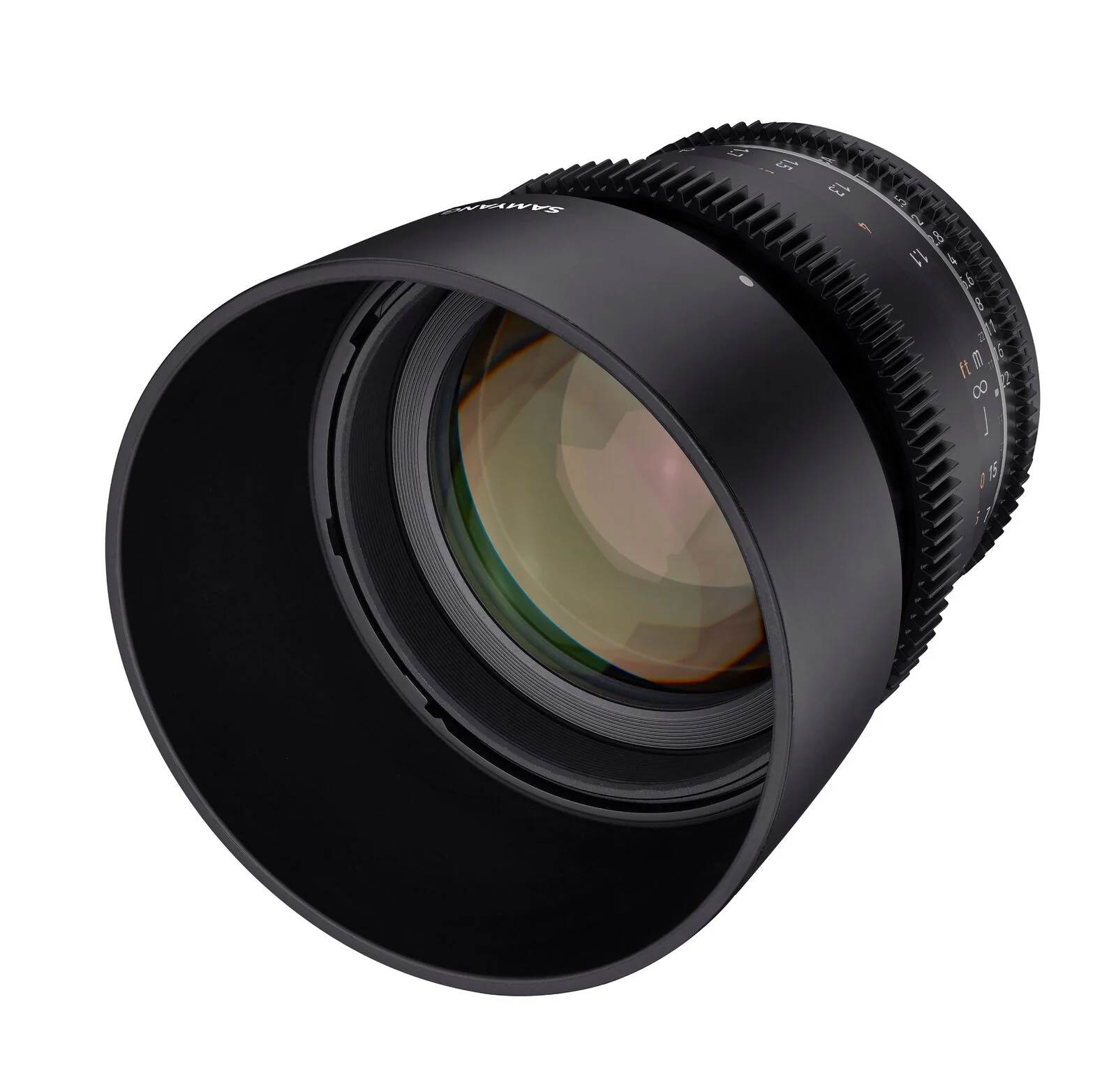 Samyang 85mm T1.5 MK2 VDSLR Full Frame Cinema Lens - Canon EF Mount
