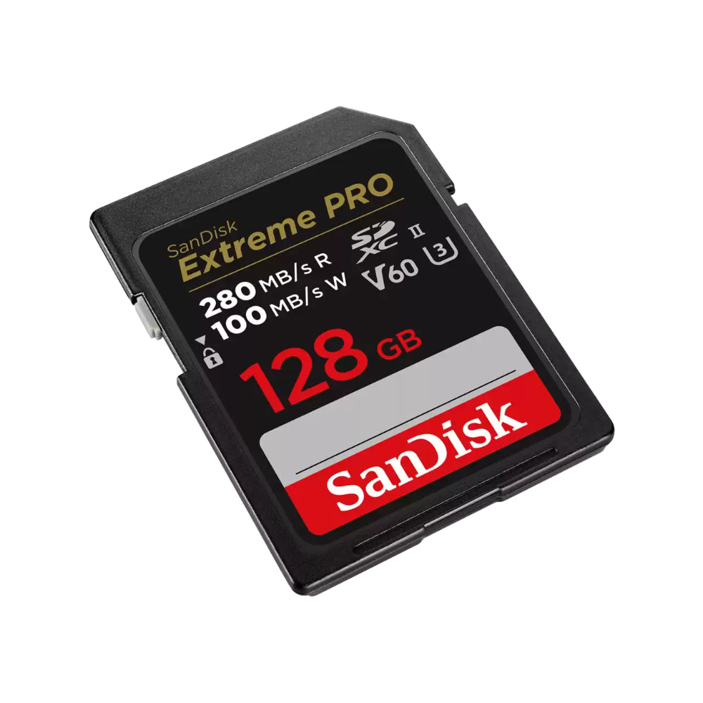 SanDisk Extreme Pro 128GB SDXC 280MB/s UHS-II Memory Card - V60 - Image 2