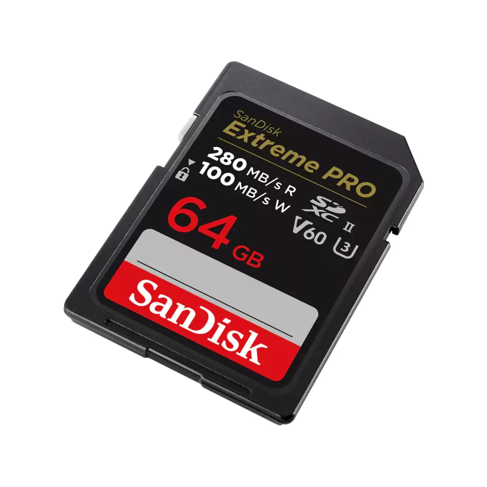 SanDisk Extreme Pro 64GB SDXC 280MB/s UHS-II Memory Card - V60 - Image 3