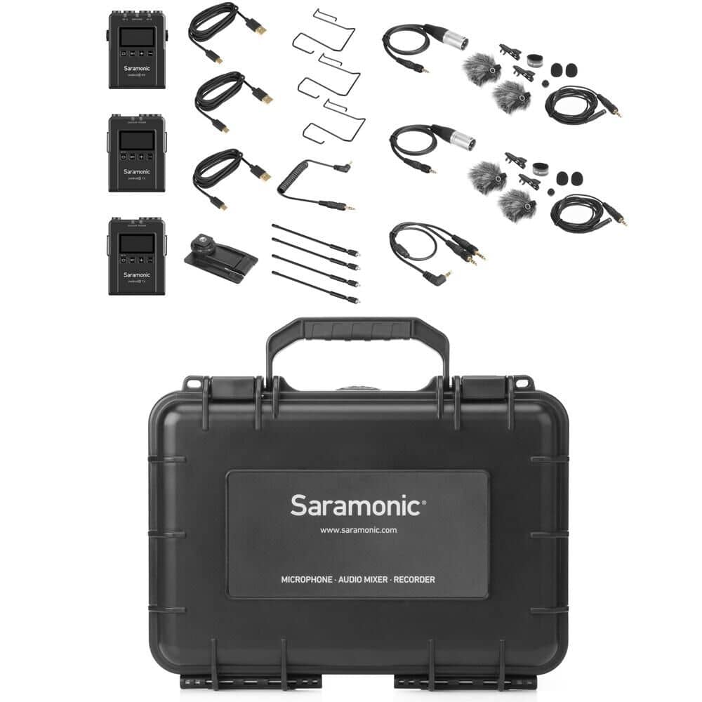 Saramonic UWMIC9S KIT2 2-Person Camera-Mount Wireless Omni Lavalier Microphone System (514 to 596 MHz) - Image 2