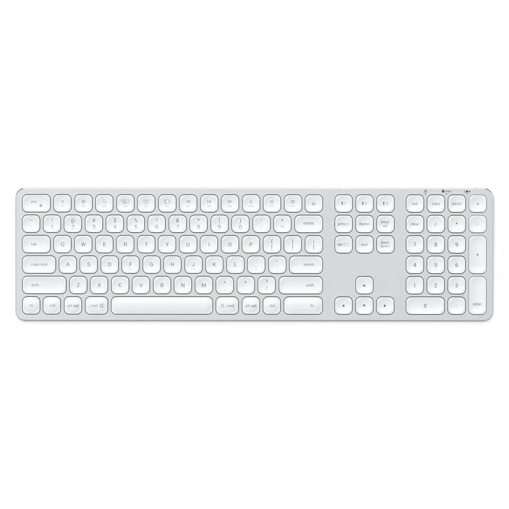 Satechi Aluminium Bluetooth Keyboard (Silver/White) - Image 5