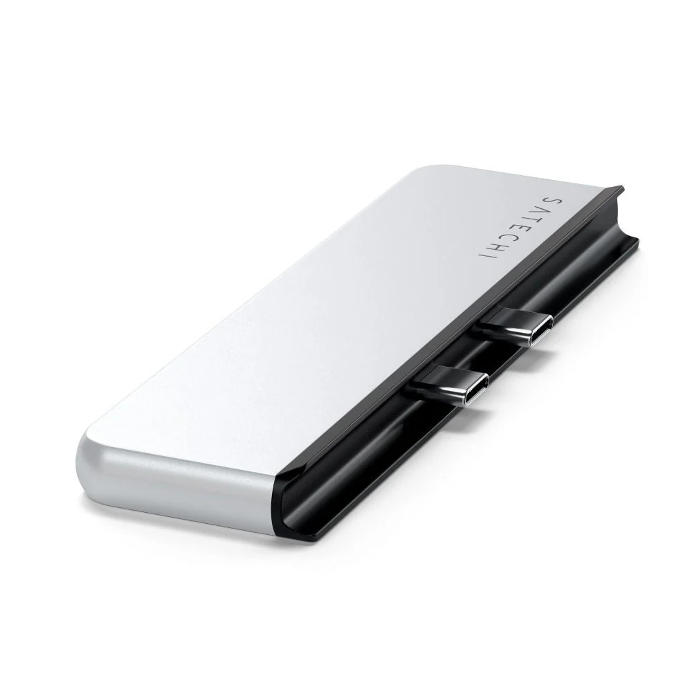 Satechi Dual USB-C Hub for Surface Pro 9 (Platinum) - Image 2
