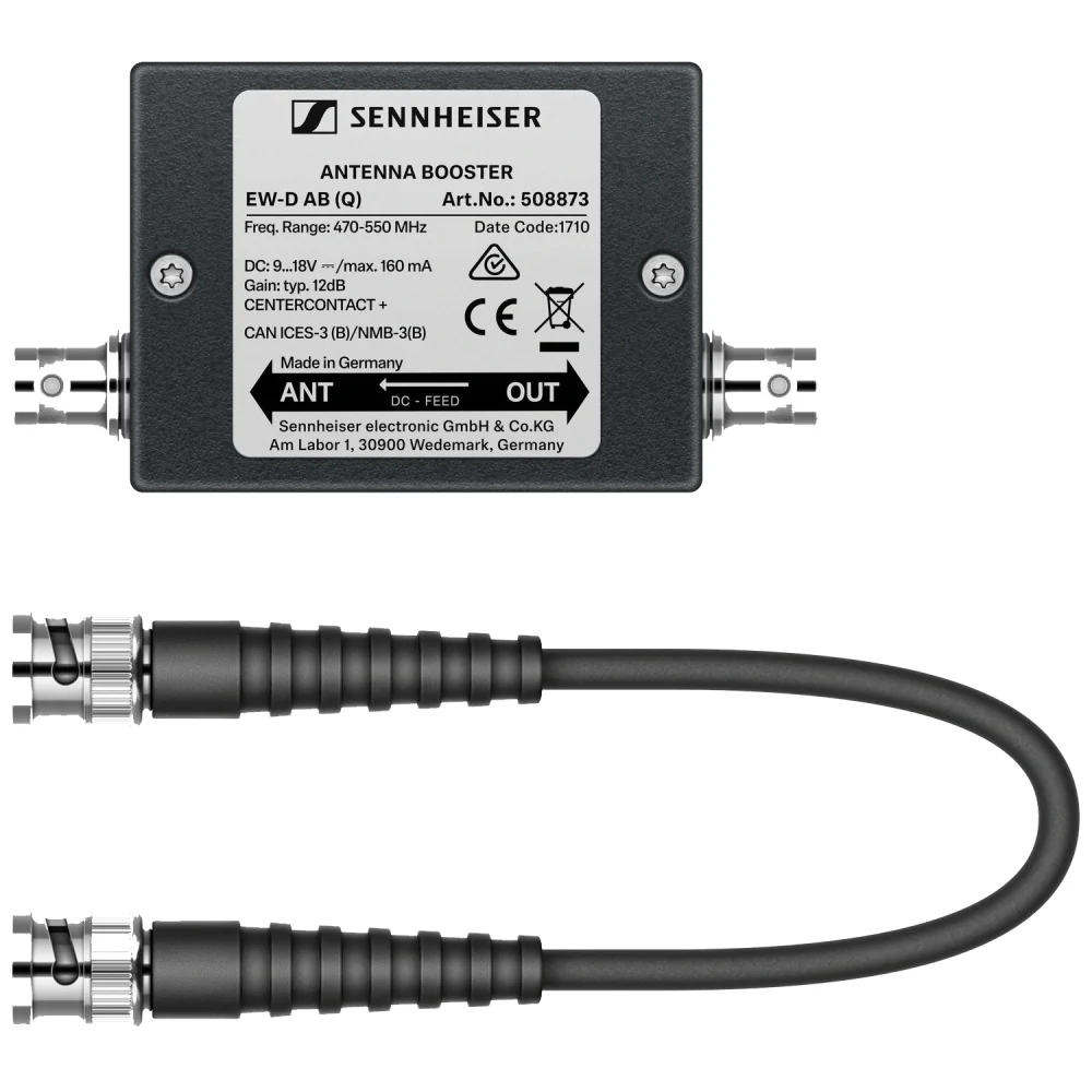 Sennheiser EW-D AB Inline Antenna Booster (S: 606 - 706 MHz)