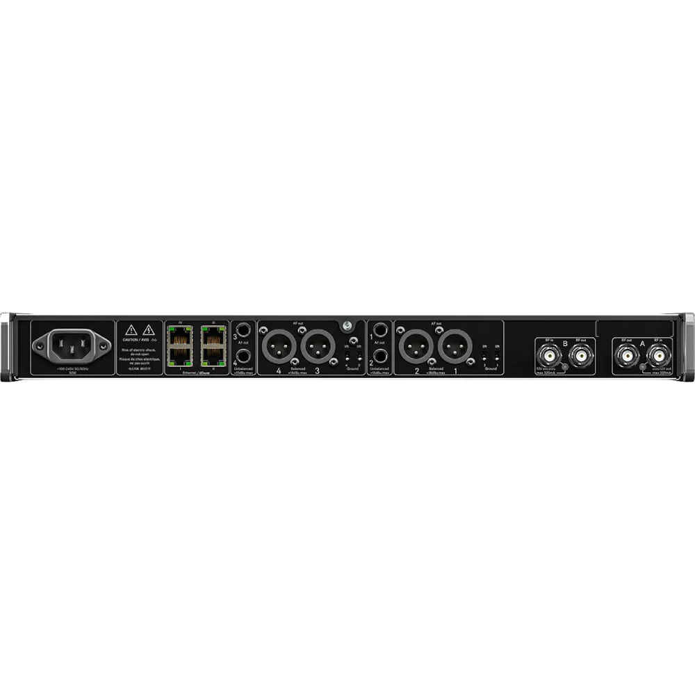 Sennheiser EW-DX EM 4 DANTE - 4-Channel Rackmount Receiver (S1-10) - Image 2