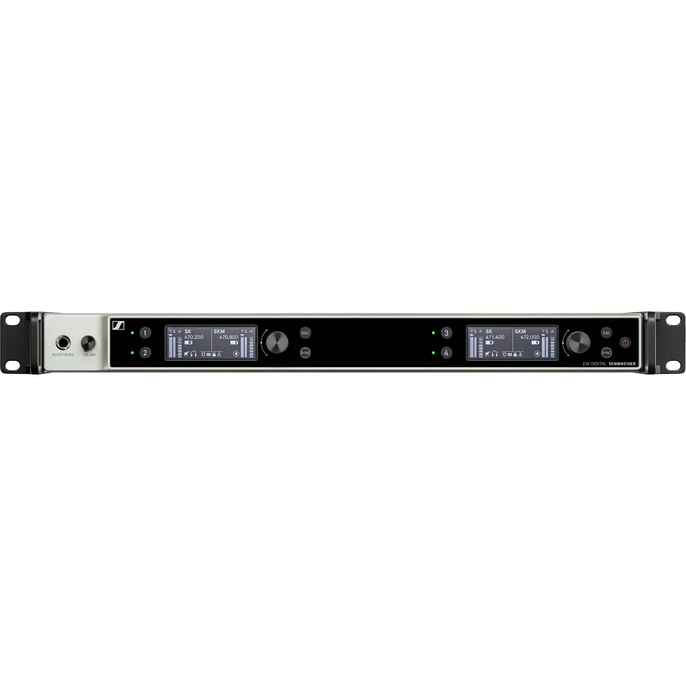 Sennheiser EW-DX EM 4 DANTE Four-Channel Digital Rackmount Receiver with Dante (S4-10)