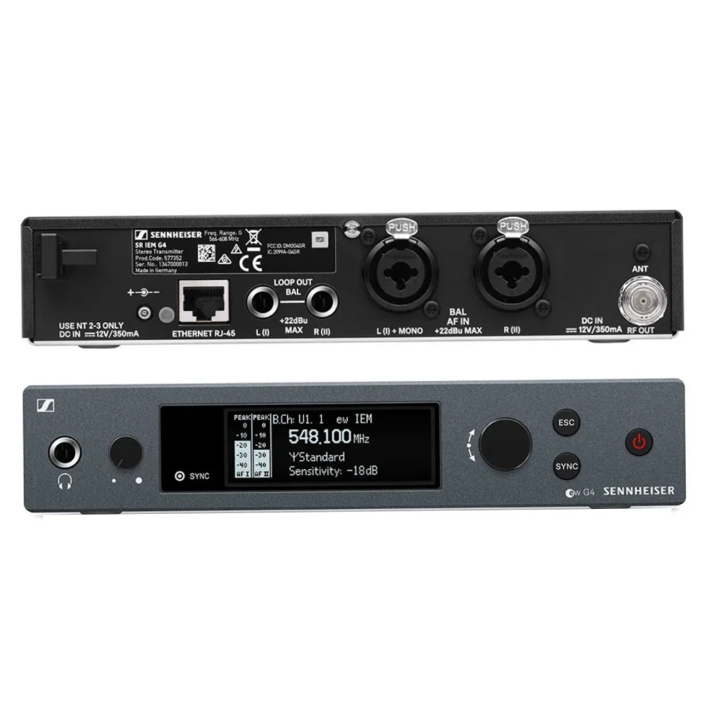 Sennheiser EW IEM G4 In Ear Monitor System - Band AS - Image 3