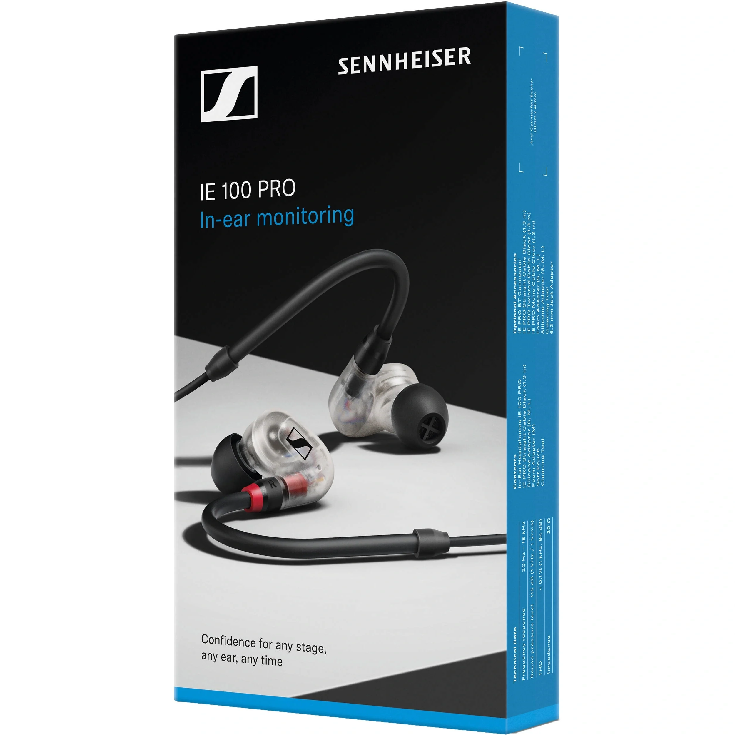 Sennheiser IE 100 Pro In-Ear Monitoring Headphones (Clear) - Image 6