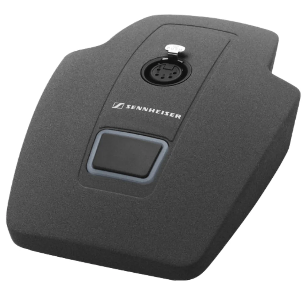 Sennheiser MAT 153-S Table Stand with LED Light Ring Button for 5-Pin XLR Gooseneck Microphone