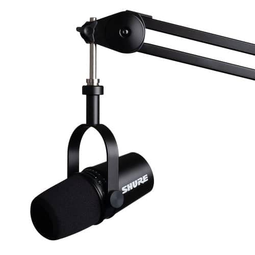 Shure Motiv MV7 Podcast Microphone w/ XLR, USB & Headphone Black - Image 2