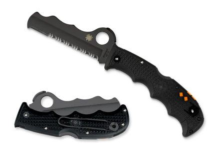 Spyderco Assist Lightweight Black - Black Blade/Carbide Tip