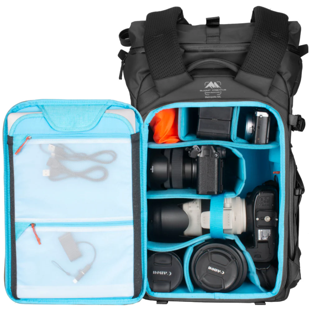 Summit Creative Large Metropolis 32L Roll Top Backpack - Image 14