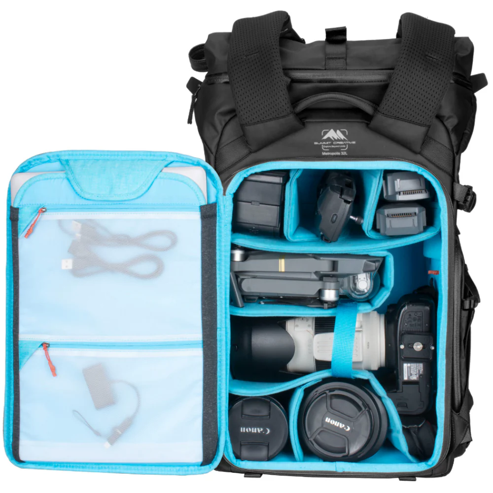 Summit Creative Large Metropolis 32L Roll Top Backpack - Image 15