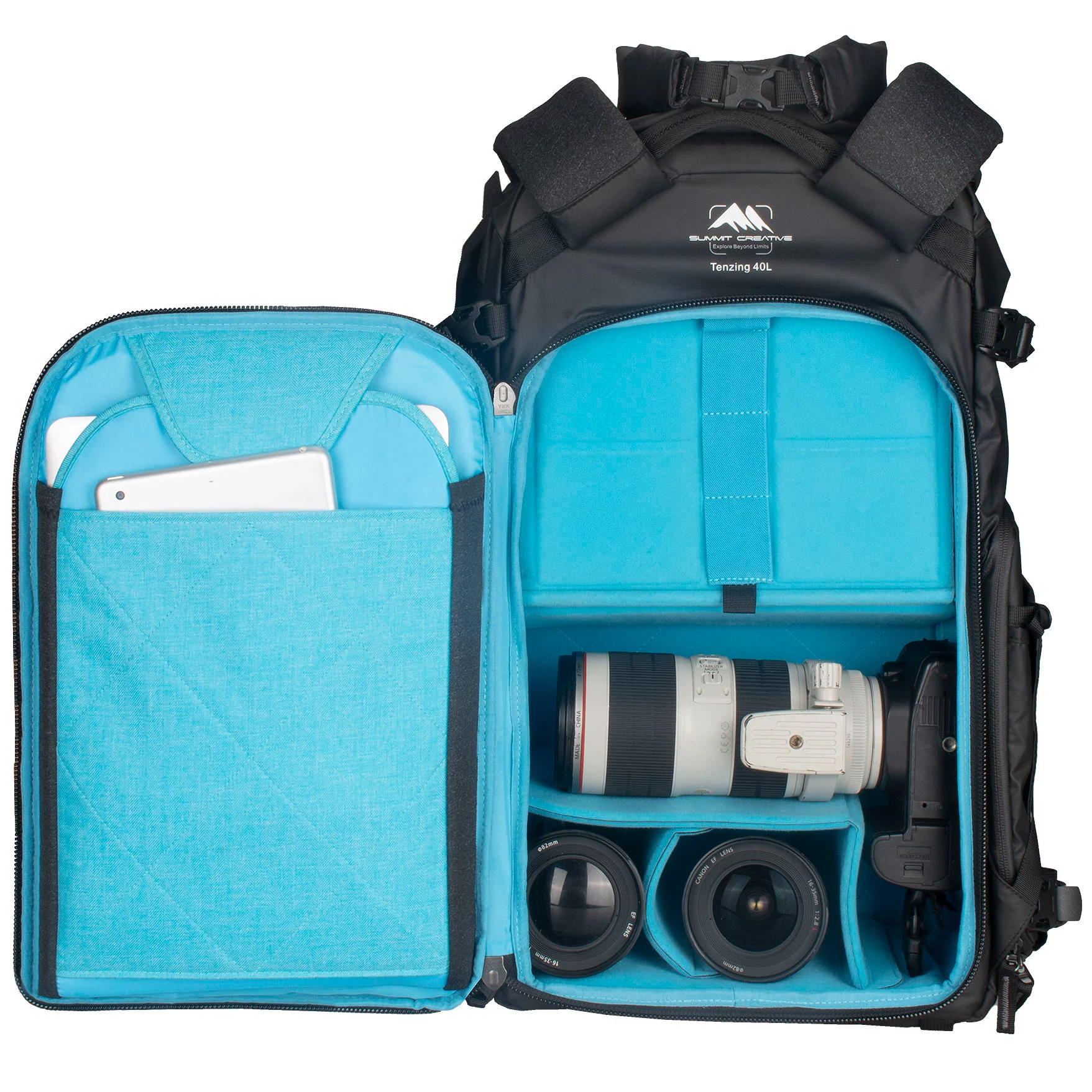 Summit Creative Large Rolltop Camera Backpack Tenzing 40L - Image 10