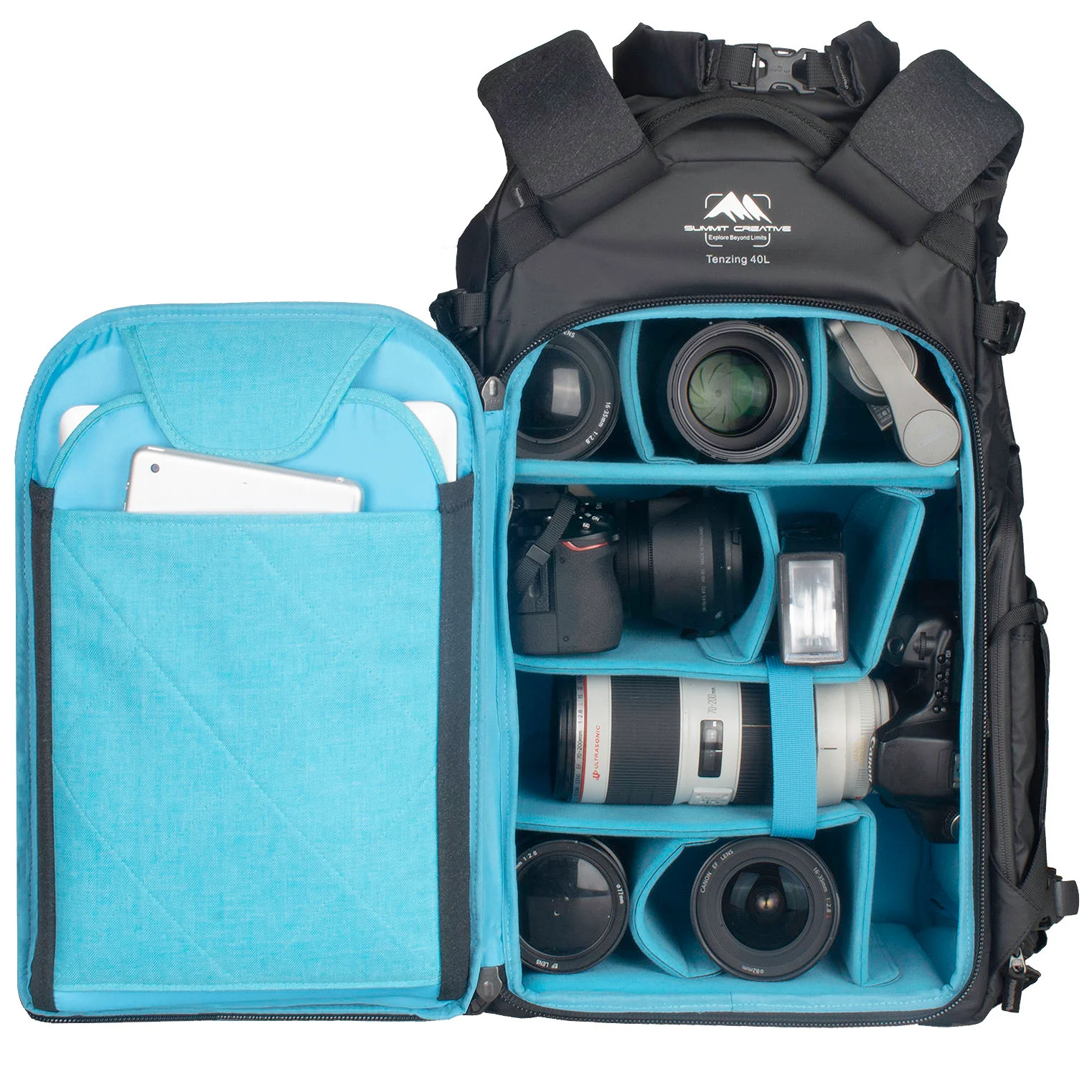 Summit Creative Large Rolltop Camera Backpack Tenzing 40L - Image 12