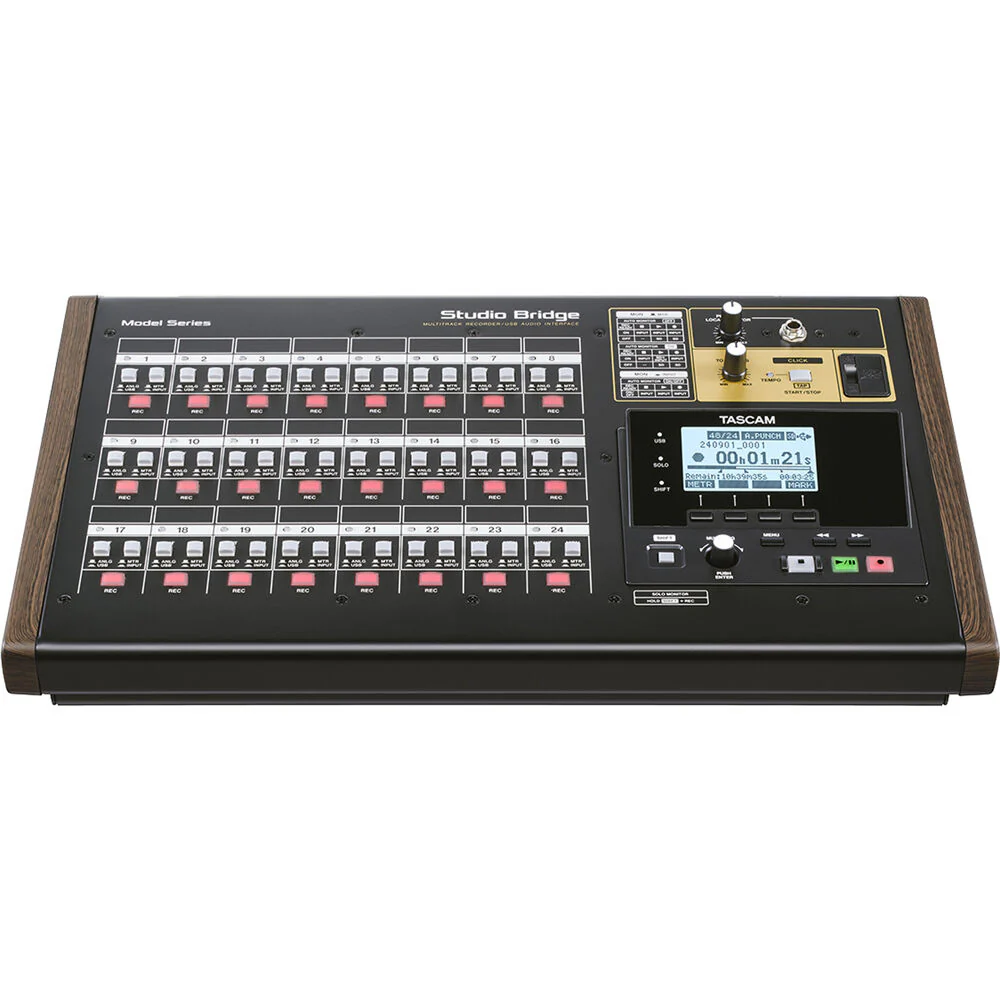 Tascam 24-Track Recorder and USB-B Audio/MIDI Interface - Image 4