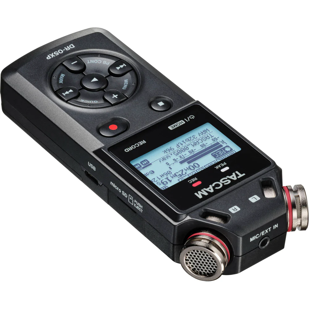 Tascam DR-05XP 2-Channel 32-Bit Float Portable Audio Recorder - Image 3