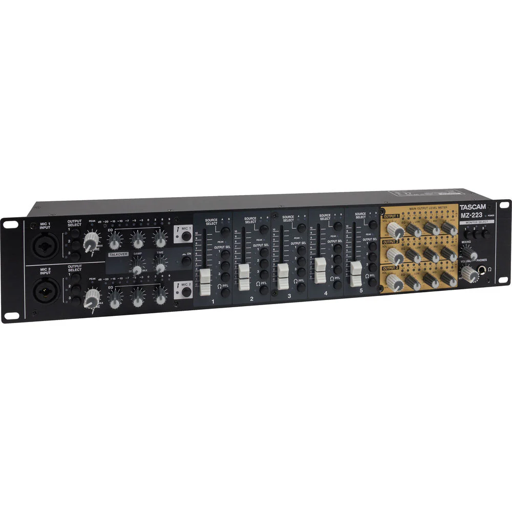 Tascam MZ-223 Industrial-Grade Zone Mixer