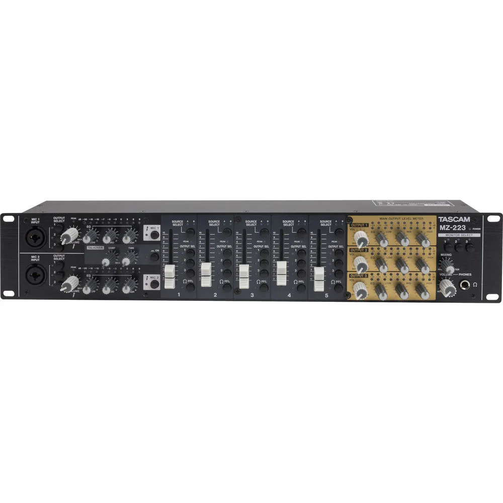 Tascam MZ-223 Industrial-Grade Zone Mixer - Image 2