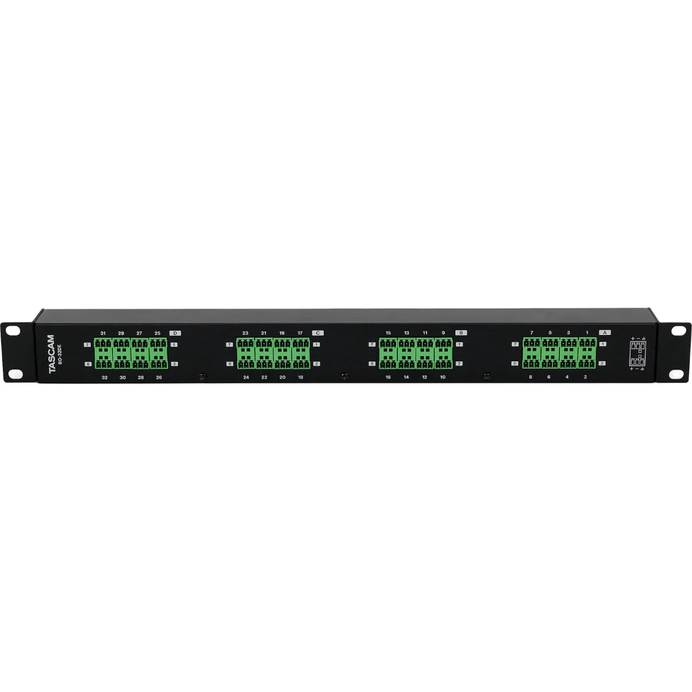 Tascam Rackmount 32-Channel DB25 to Euroblock I/O Adapter