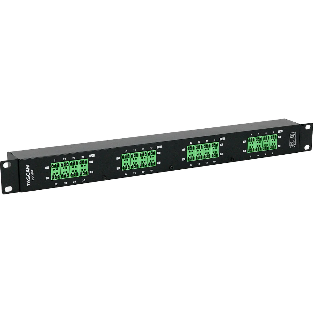 Tascam Rackmount 32-Channel DB25 to Euroblock I/O Adapter - Image 2